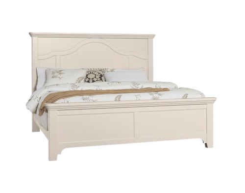 Transitional Queen Mantel Bed