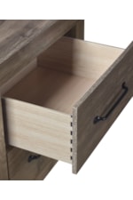 New Classic Misty Lodge Rustic 2-Drawer Nightstand