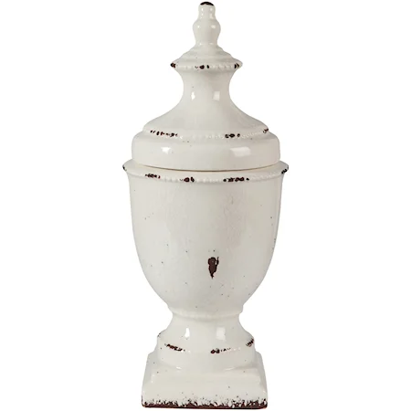 Devorit Antique White Jar