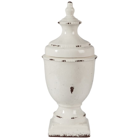 Devorit Antique White Jar