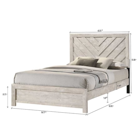 Queen Panel Bed