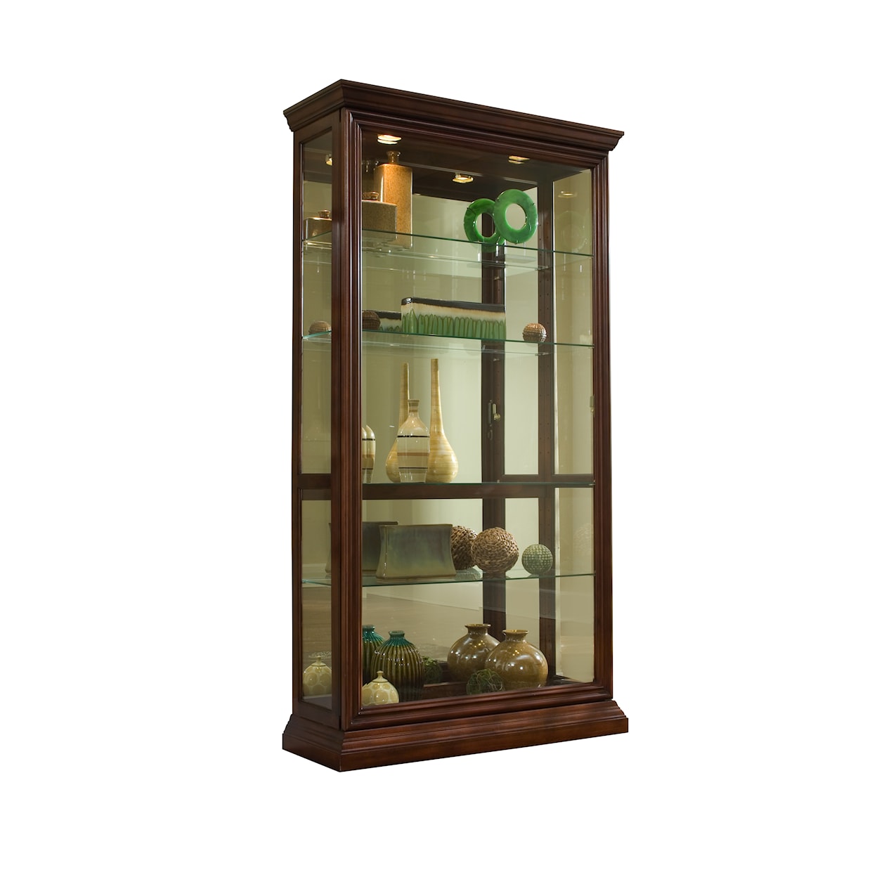 Pulaski Furniture Curios Two-Way Sliding Door Curio Cabinet