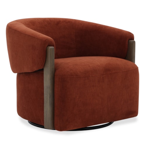 Mid-Century Modern Swivel Accent Chair