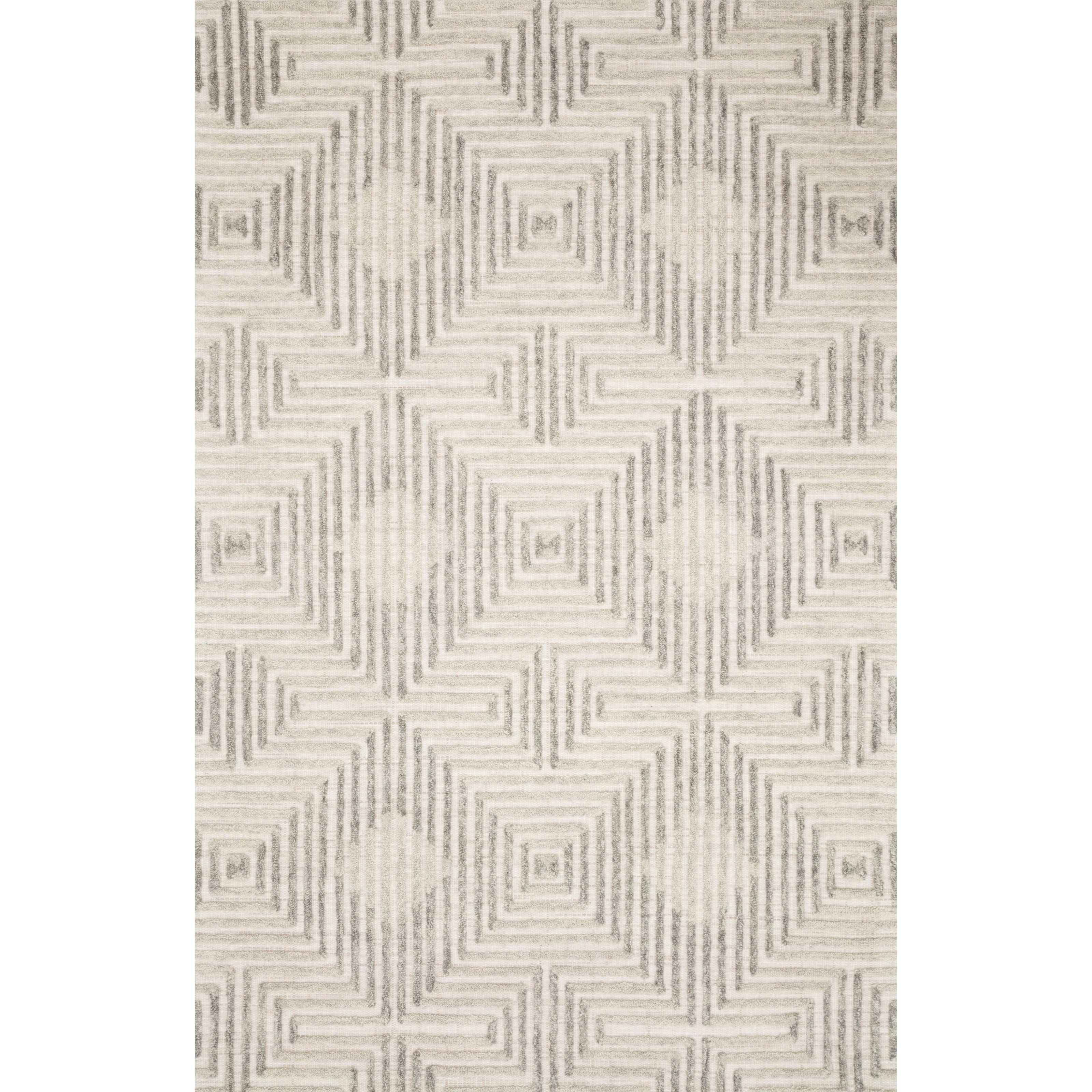 7'9" x 9'9" Grey / Silver Rug
