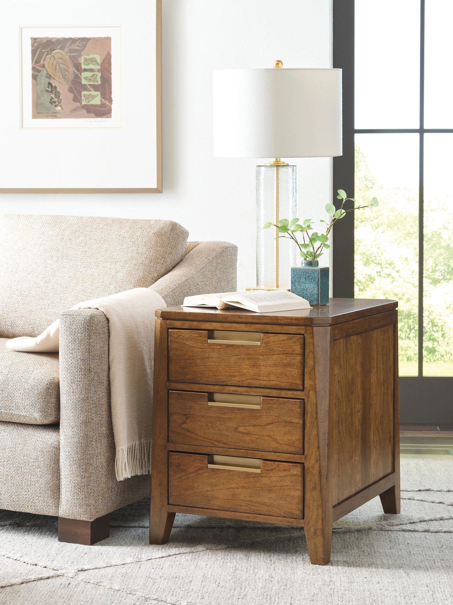 3-Drawer Chairside Chest