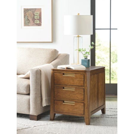 3-Drawer Chairside Chest