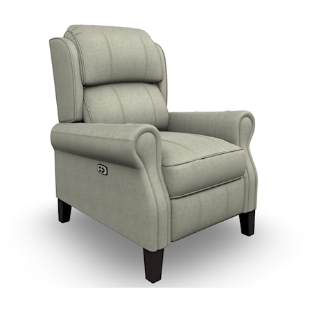 Transitional Power High Leg Recliner