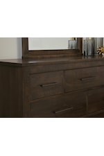 Artisan & Post Crafted Cherry Transitional 7-Drawer Dresser with English Dovetail Construction