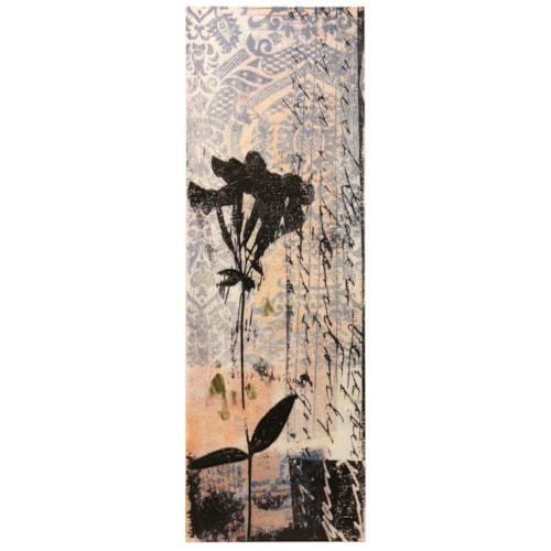 Floral Stem Stretched Canvas Print
