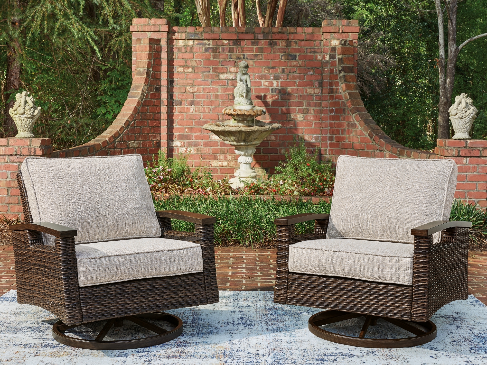 Swivel Lounge Chair (Set Of 2)