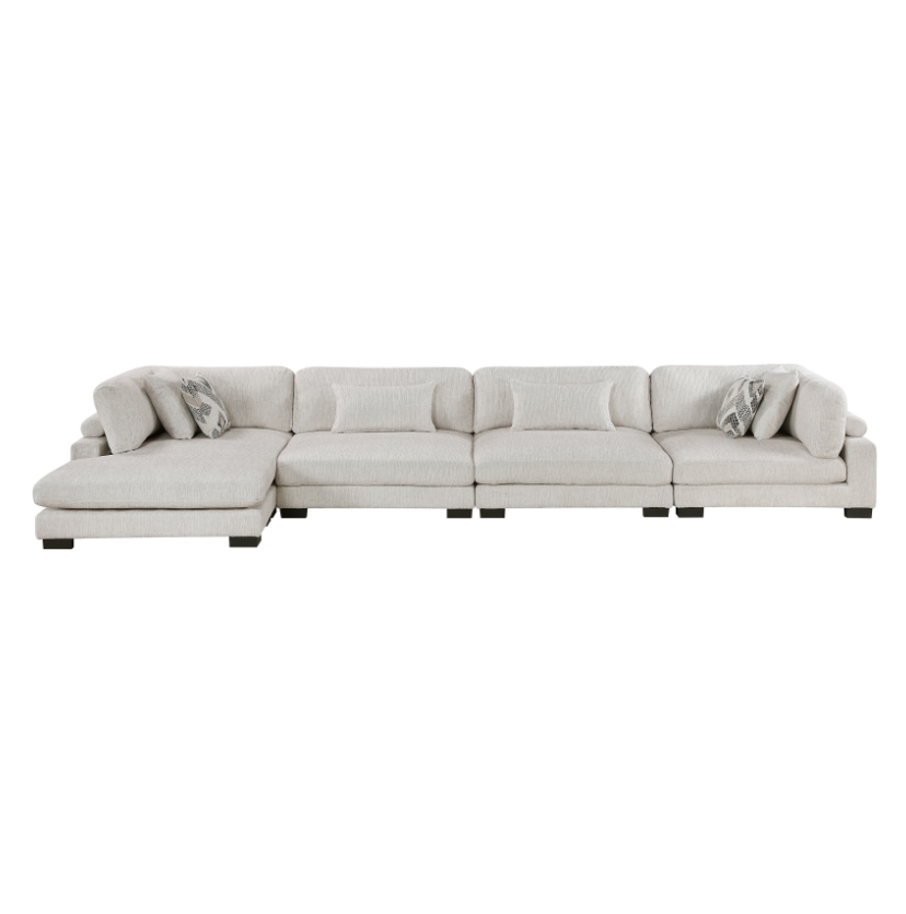Homelegance Tinley 4-Piece Sectional Sofa with Chaise