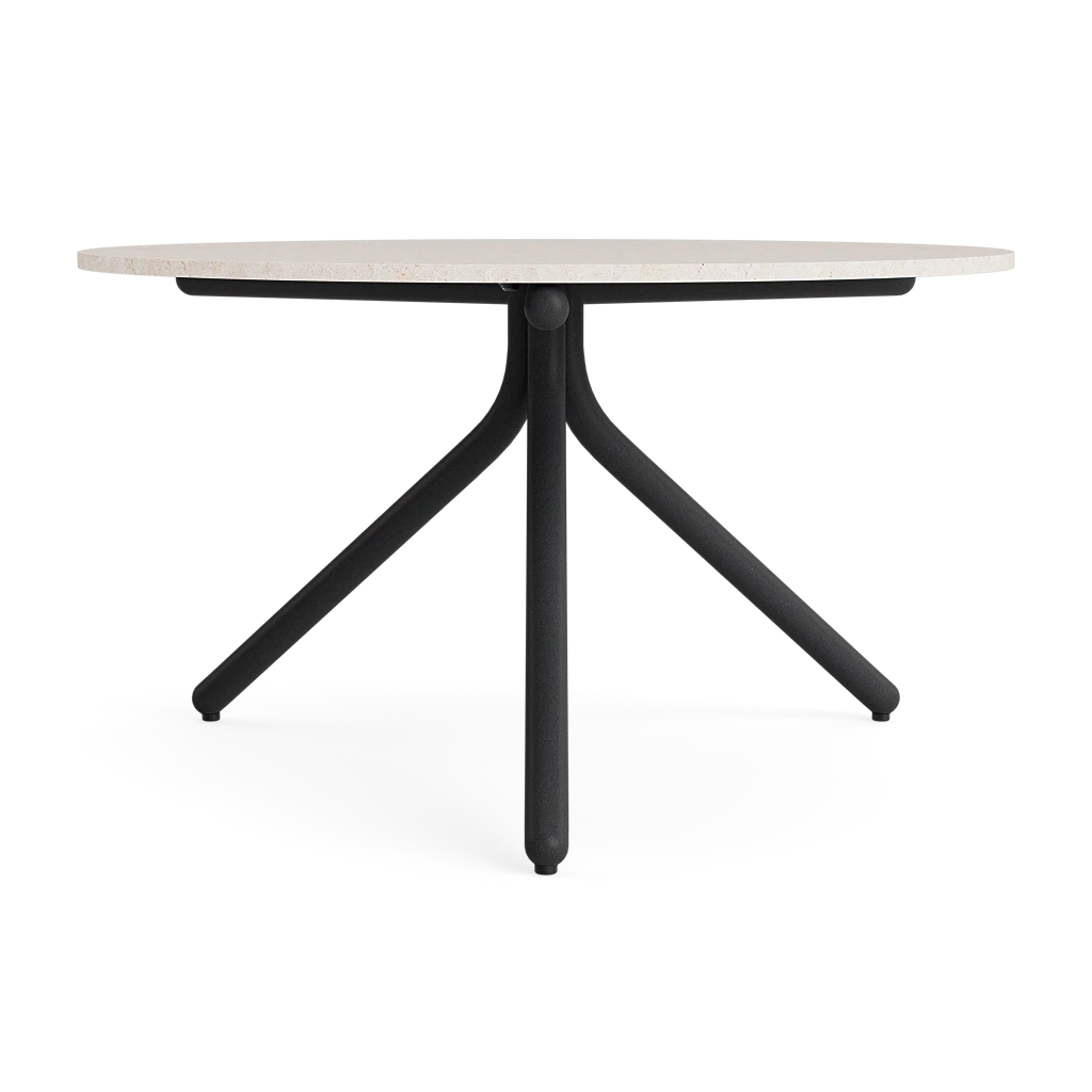 28" Rd. Aluminum Nesting Table w/Dekton Top