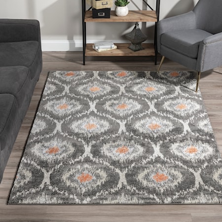 Pewter 3'3"X5'3" Rug