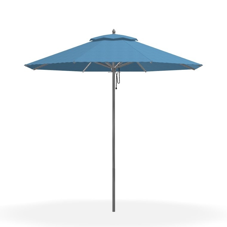 Greenwich 9' Pulley-Lift Market Umbrella