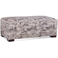 Transitional Cocktail Ottoman