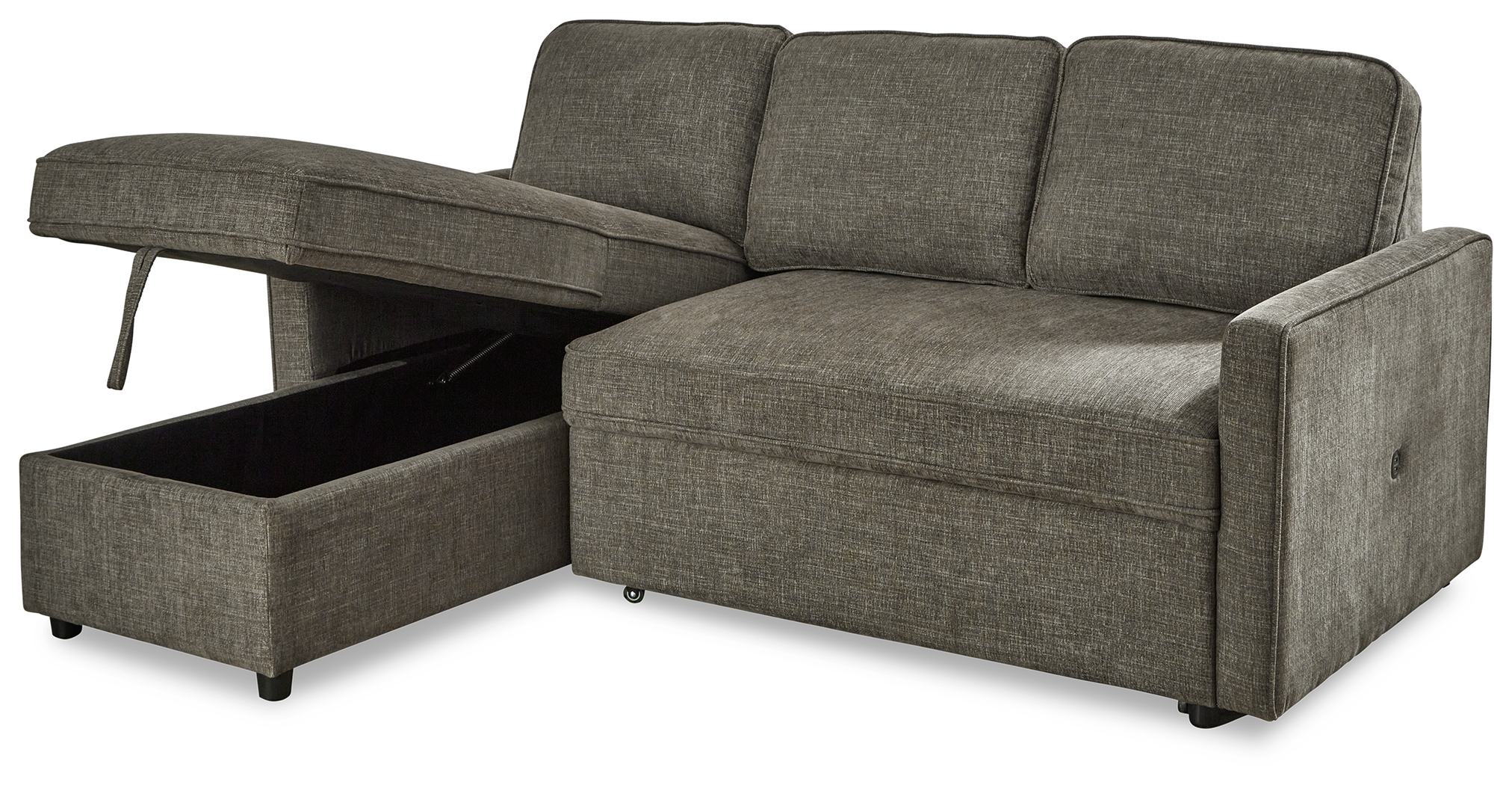 2-Piece Sectional With Pop Up Bed