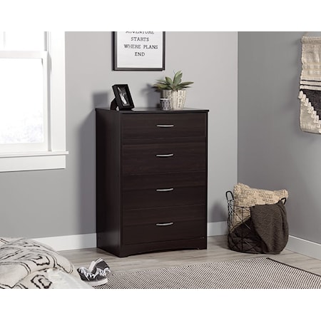Transitional 4-Drawer Chest of Drawers
