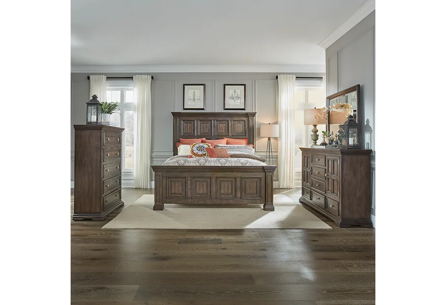 Big Valley King Bedroom Set by Liberty Furniture at Gill Brothers Furniture & Mattress