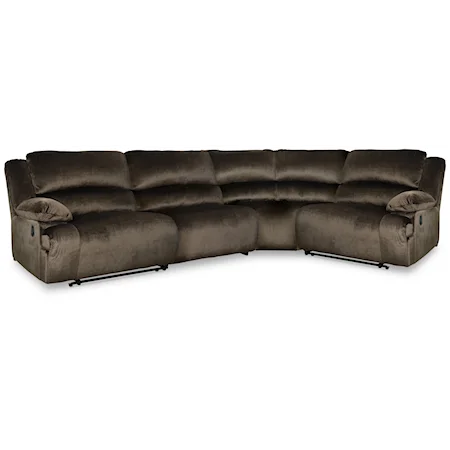 4-Piece Reclining Sectional