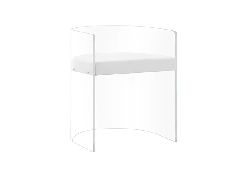 A La Carte Acrylic Dining Chair by Progressive Furniture at Corner Furniture