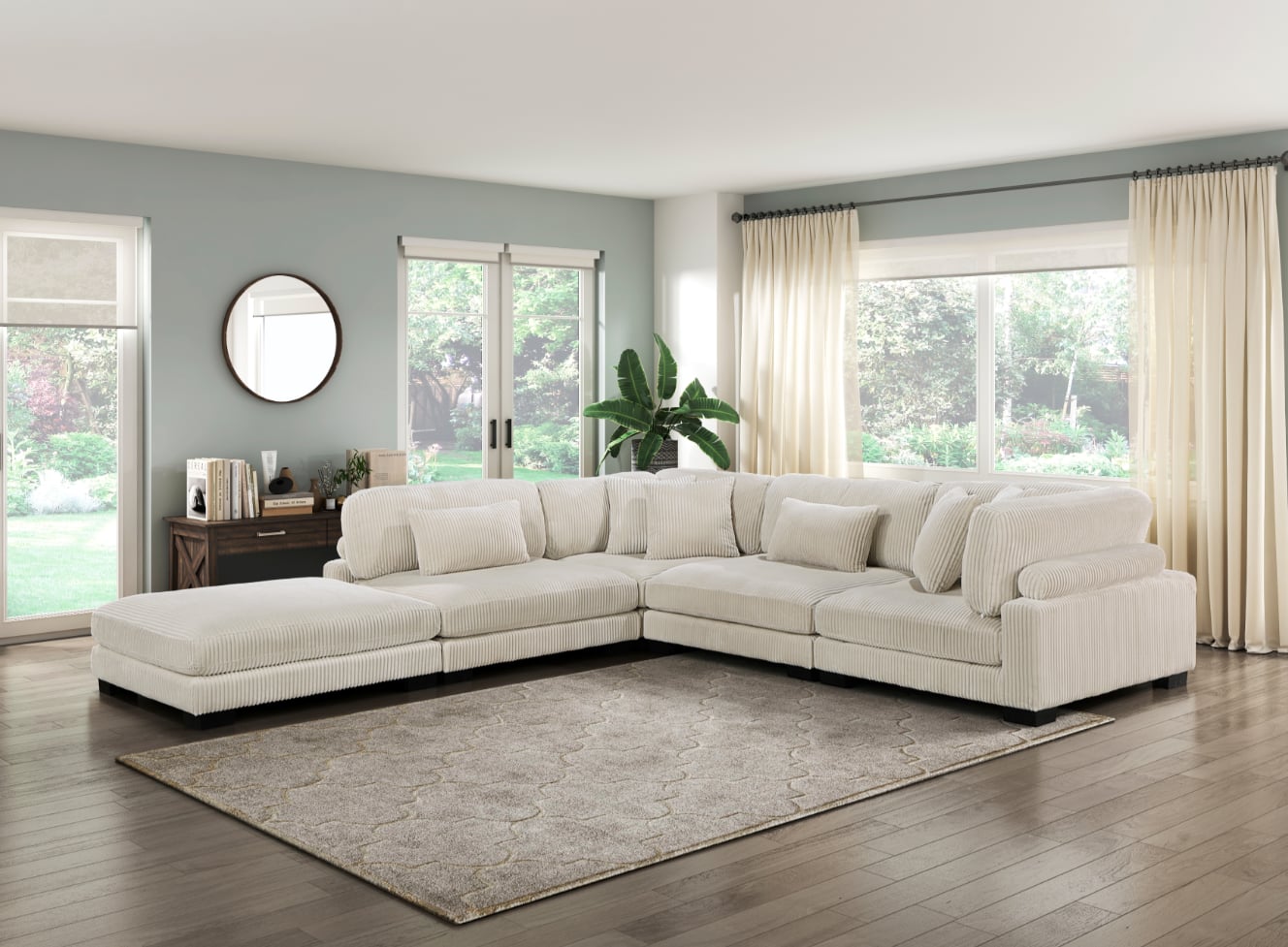 Homelegance Traverse 4-Piece Sectional Sofa