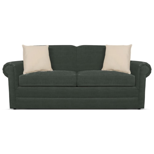 Casual Full Sleeper Loveseat with Innerspring Mattress
