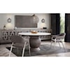 Diamond Sofa Furniture Ashe Round Dining Table w/ Marble Top