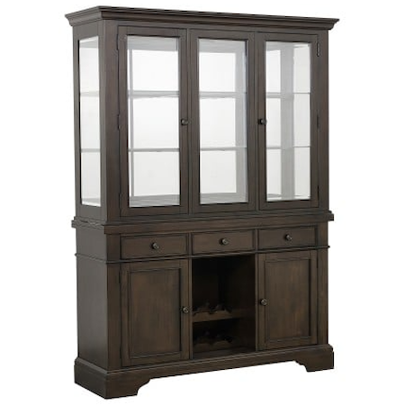 3-Drawer Buffet and Hutch