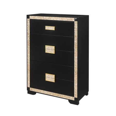 Two-Tone 5-Drawer Bedroom Chest