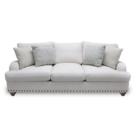 Transitional Sofa with Nailhead Trim