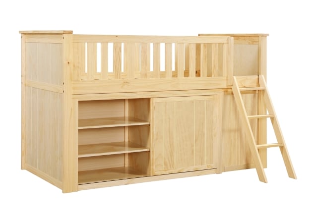 Homelegance Bartly Twin Low Loft Bunk