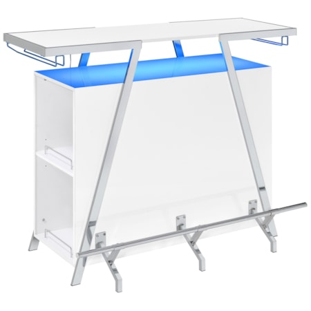 Araceli Freestanding LED Home Bar Cabinet