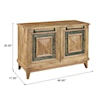 Accentrics Home Accents Stone Insert Two Door Chest