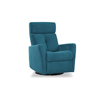 Prodigy II Contemporary Swivel Glider Power Recliner with Power Headrest