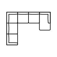 L-Shape Sectional w/Chaise