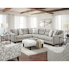 Fusion Furniture 3280B EVENINGS STONE (REVOLUTION) 2-Piece Sectional