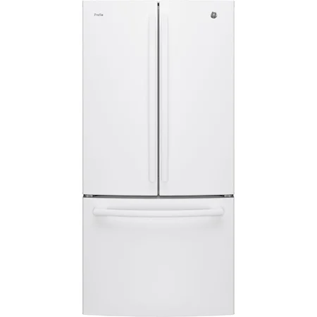 Profile 24.5 Cu. Ft. Energy Star French Door Refrigerator with Factory Installed Icemaker White - PNE25NGLKWW