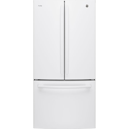 Profile 24.5 Cu. Ft. Energy Star French Door Refrigerator with Factory Installed Icemaker White - PNE25NGLKWW