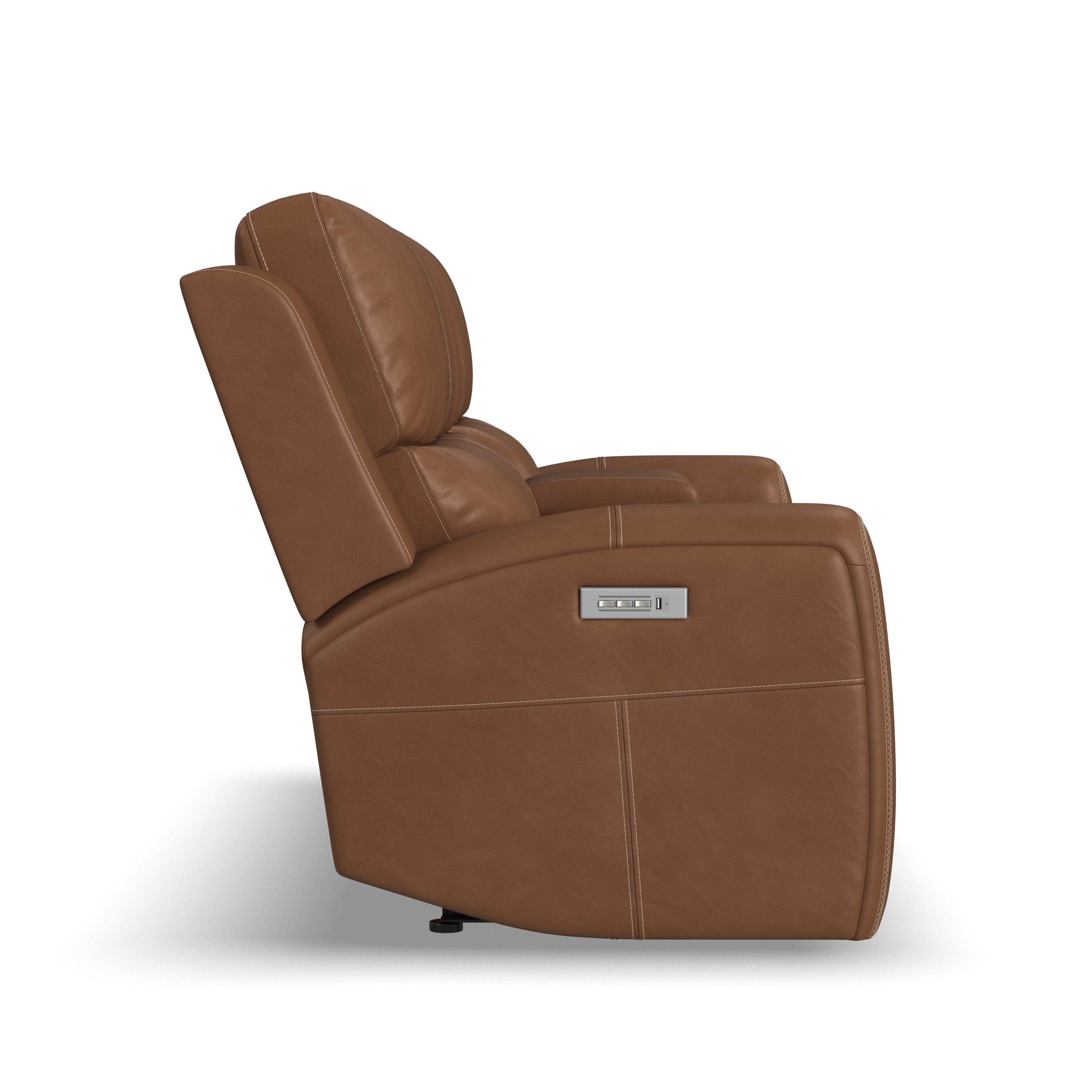 Power Reclining Console Loveseat