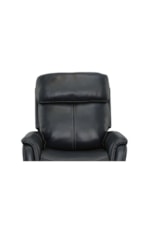 Flexsteel 1524 View Contemporary Swivel Recliner with Power Headrest & Lumbar