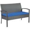 Signature Design by Ashley Alina Outdoor Loveseat/Chairs/Table Set