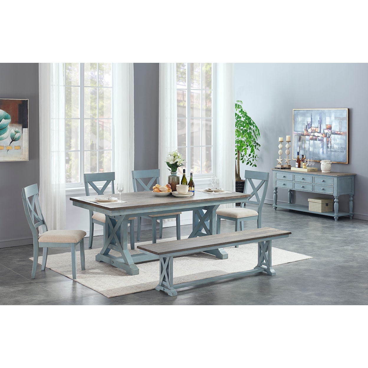 Coast2Coast Home Bar Harbor Dining Table