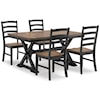 Signature Design by Ashley Furniture Wildenauer 5-Piece Dining Set