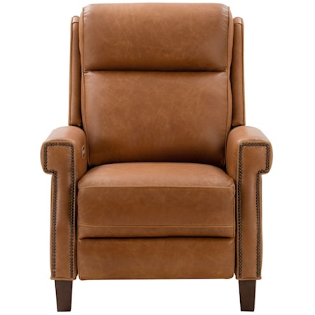 Power Recliner with Nailhead Trim