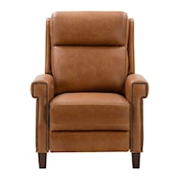 Transitional Power Recliner with Nailhead Trim