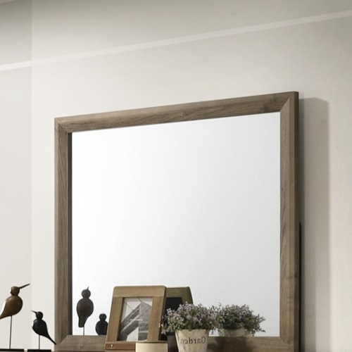 Transitional Landscape Dresser Mirror