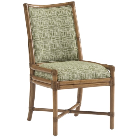 Oceanside Custom Rattan Side Chair