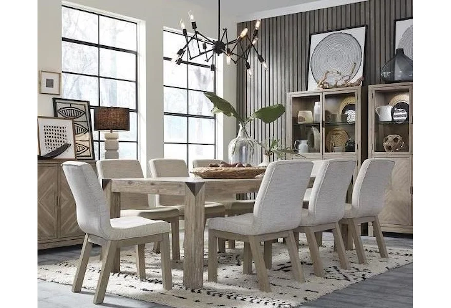 Ainsley Dining 9-Piece Dining Set by Magnussen Home at Household Furniture