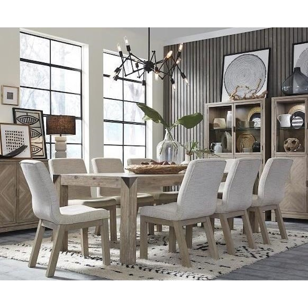 Magnussen Home Ainsley Dining 9-Piece Dining Set