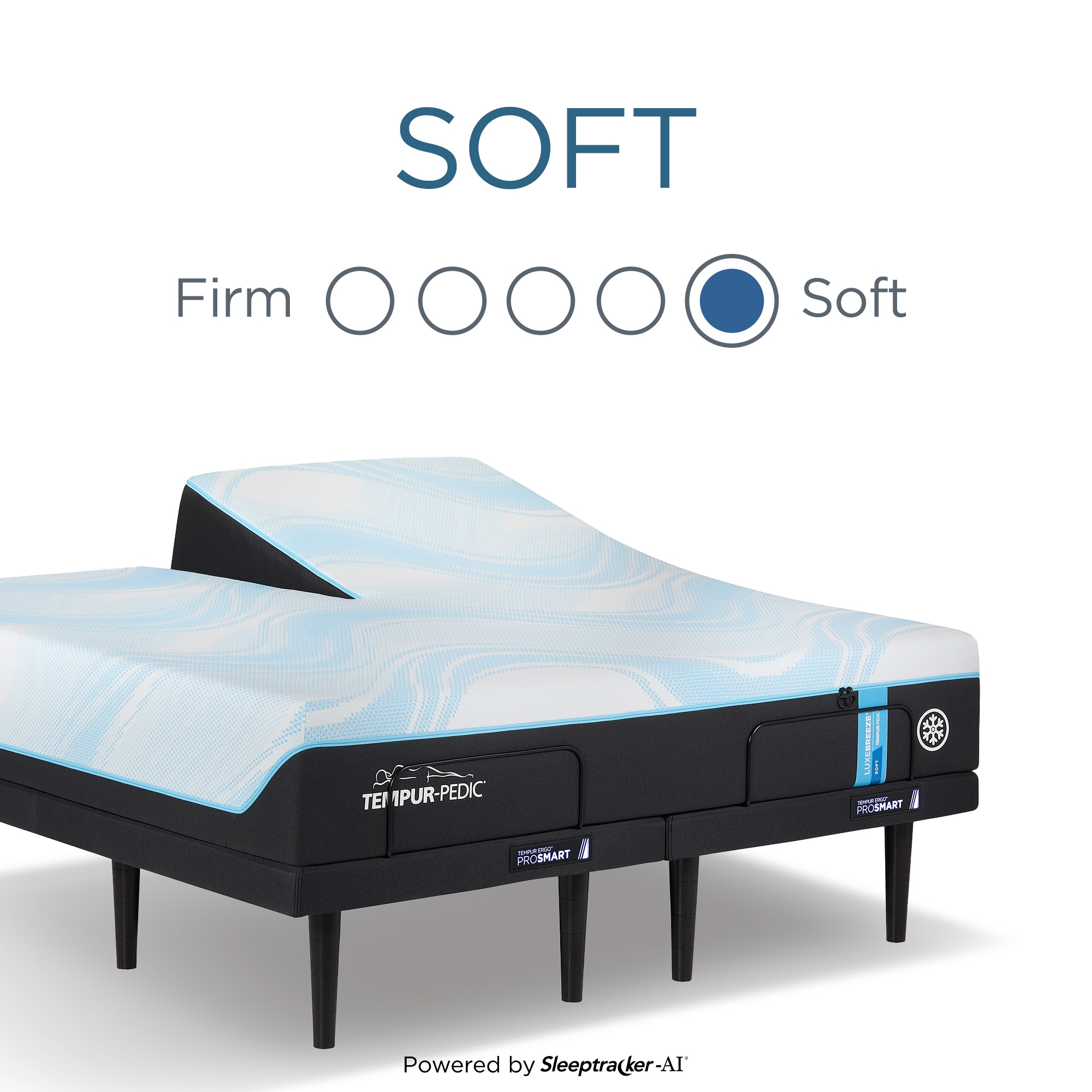 Tempur-LuxeBreeze® Soft Split Head King